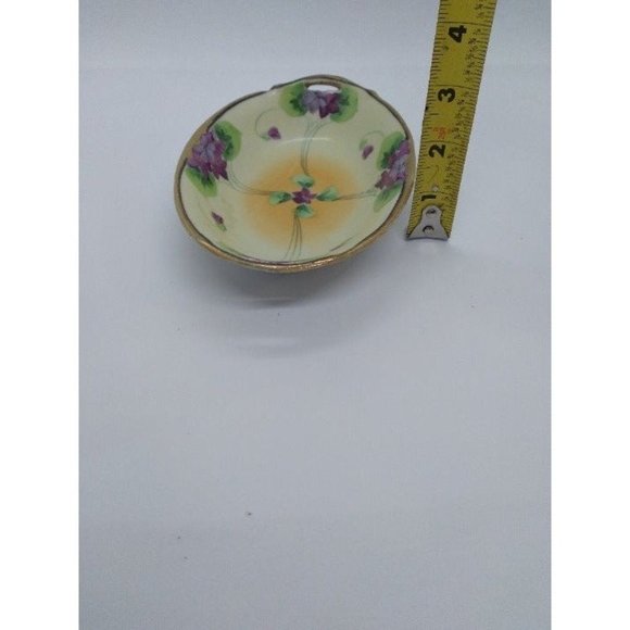 Nippon Japan handpainted TT trinket dish - Picture 8 of 10